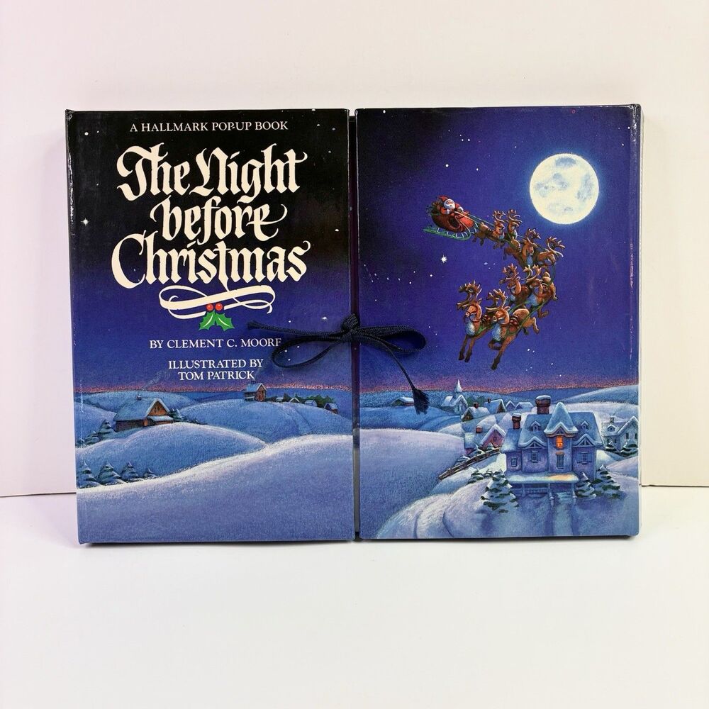The Night Before Christmas 1988 Hallmark Pop-Up Book By Clement C Moore CLEAN